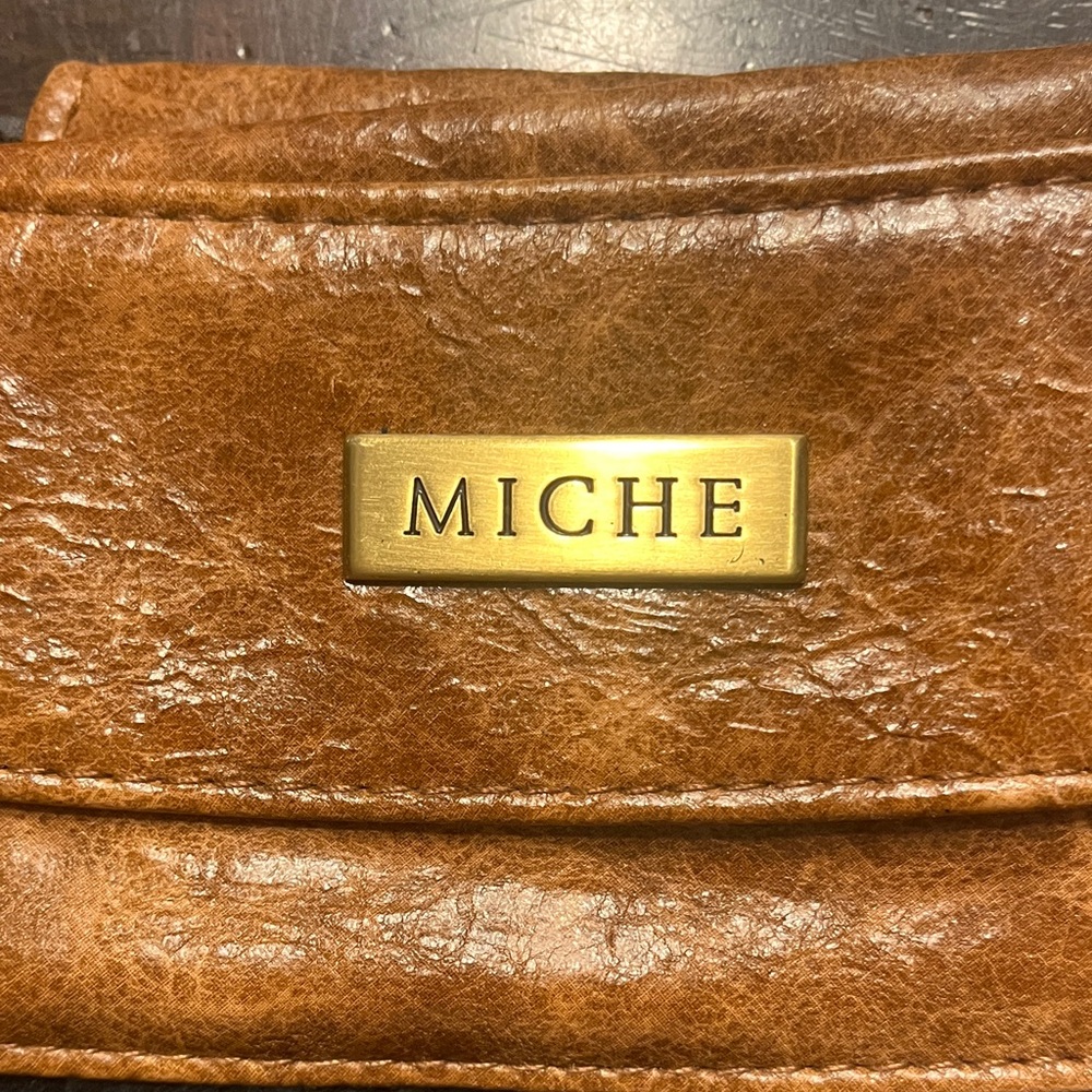 Miche ‘Madison’ Brown & Navy Demi Size Shell - Picture 2 of 12